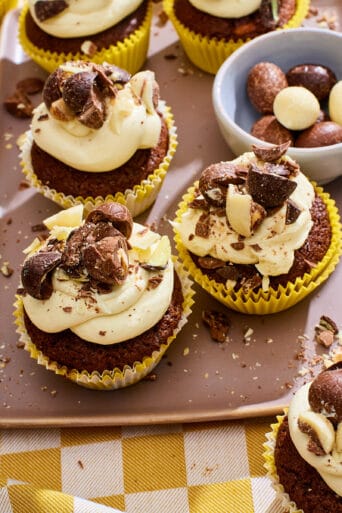easter chocolate cupcakes