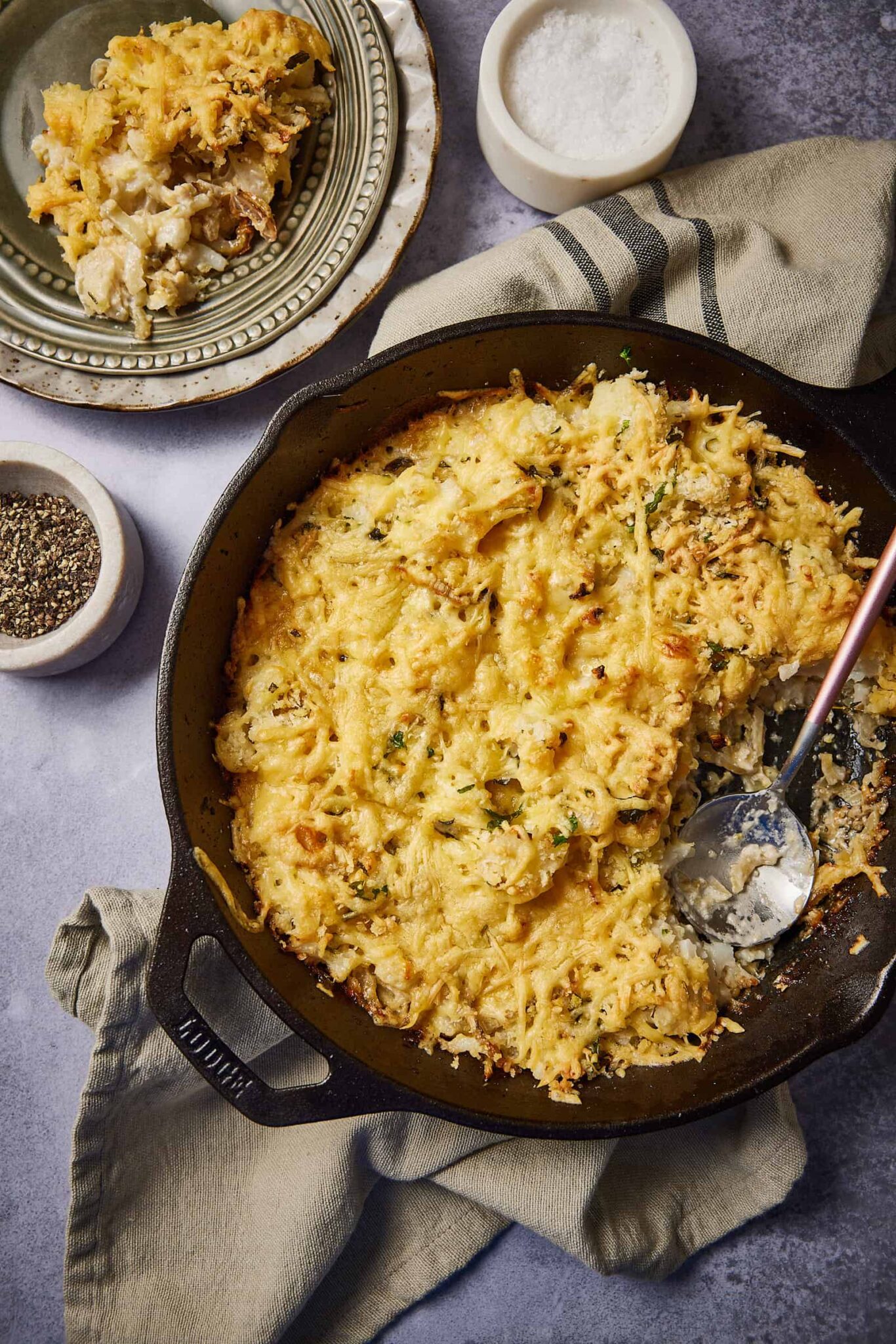Cauliflower gratin with fennel Simone's Kitchen