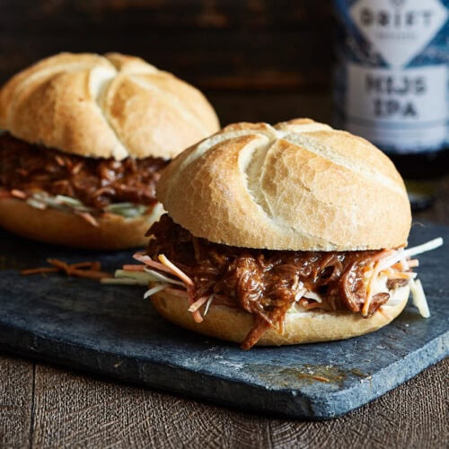 Pulled pork from the slow cooker