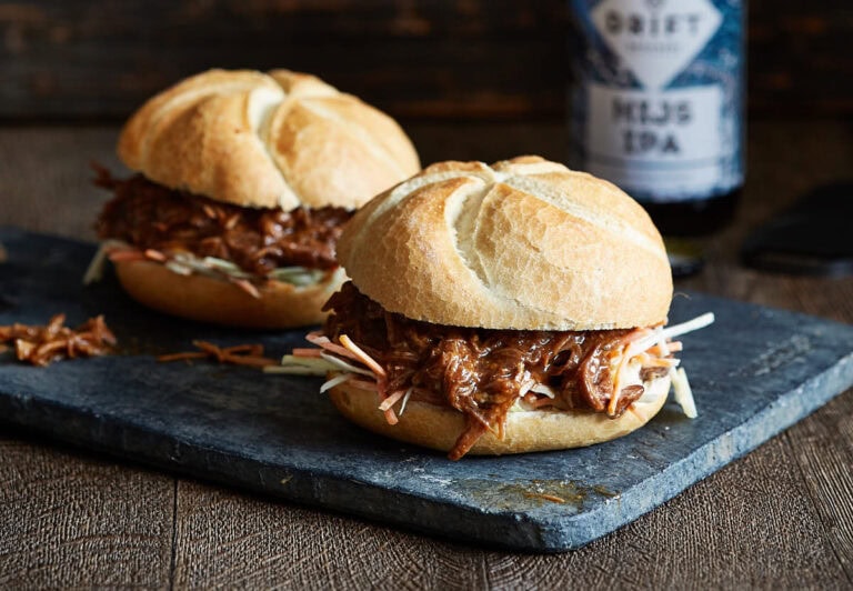 Pulled pork from the slow cooker