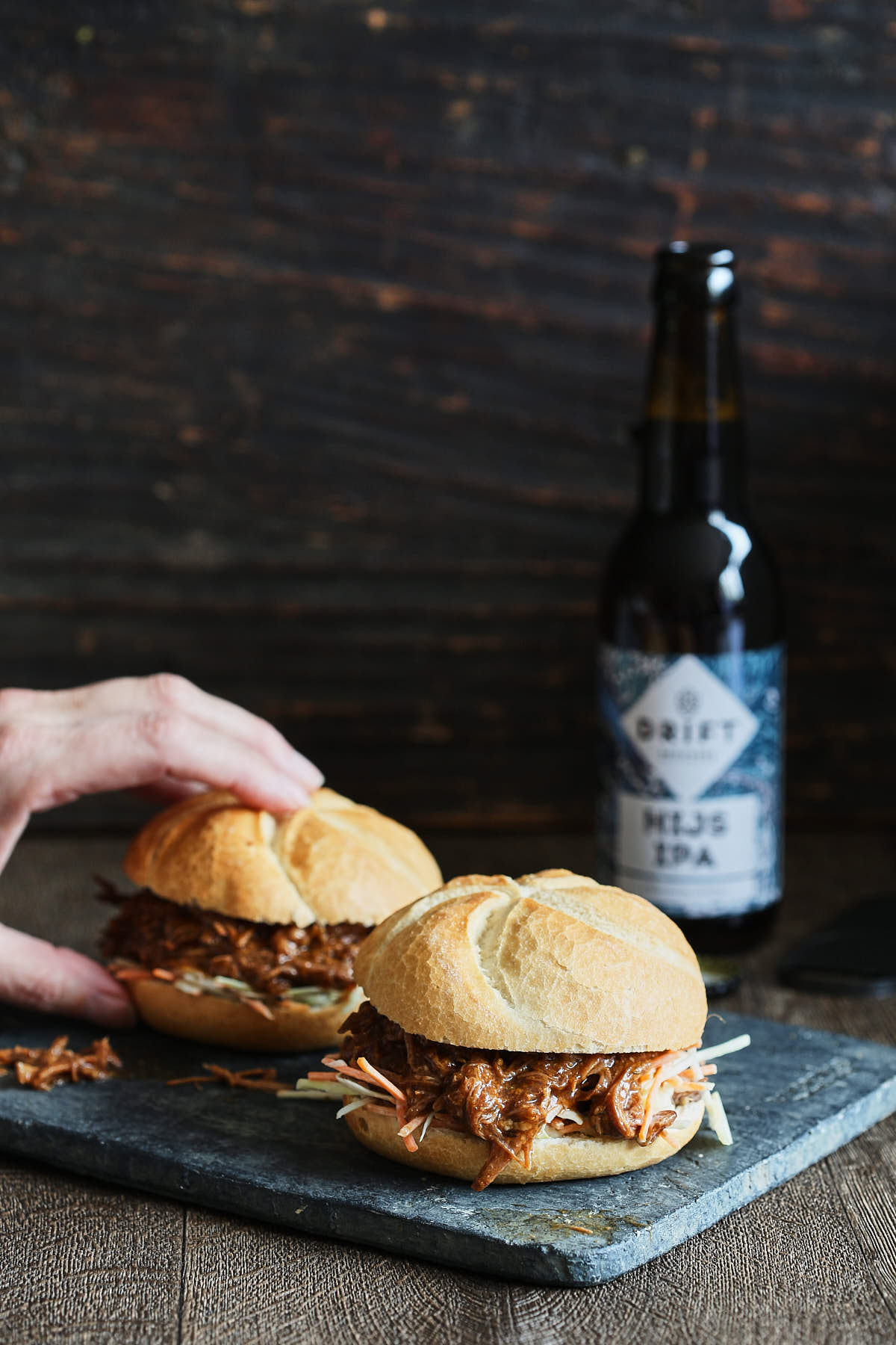 Slow cooker pulled pork