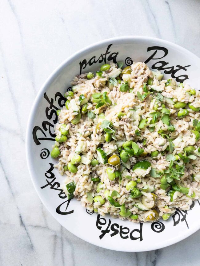 pasta salad with tuna