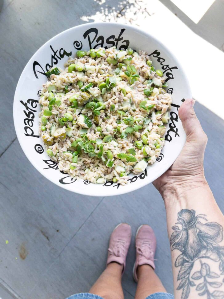 Pasta salad with tuna