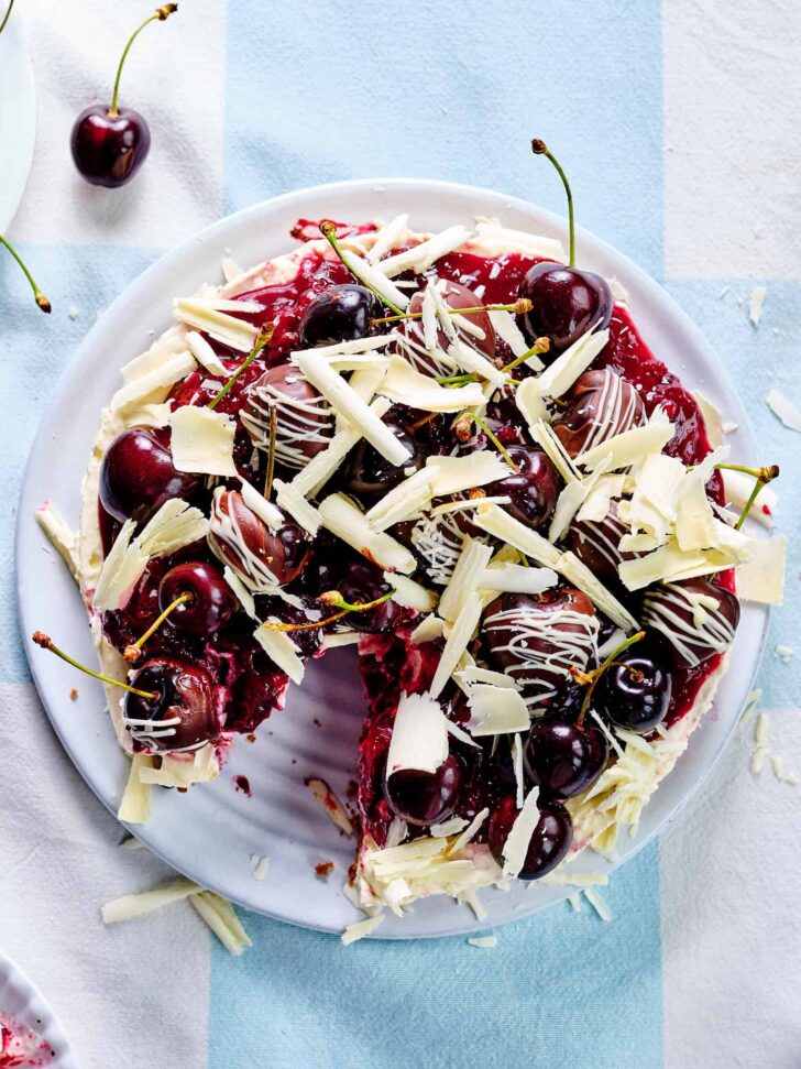 no bake cherry cheesecake