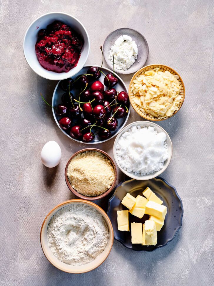 cherry crumble ingredients