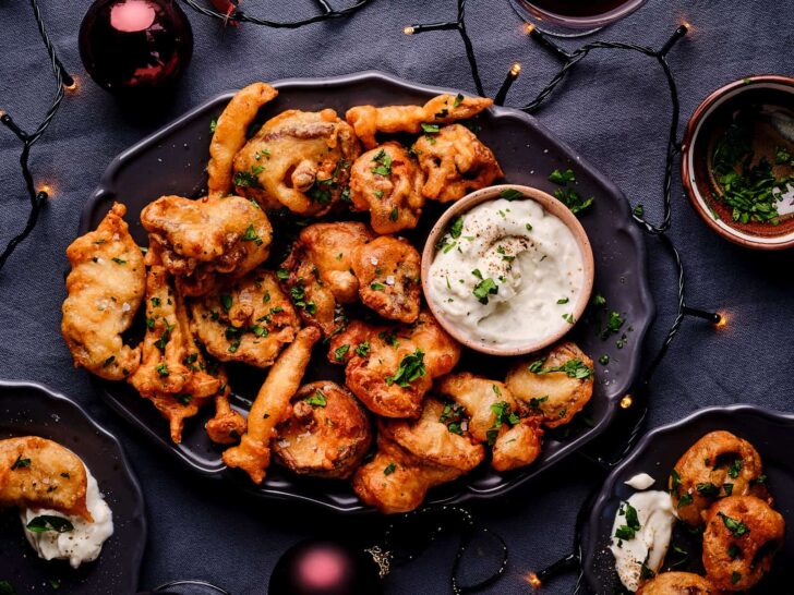 beer battered mushrooms