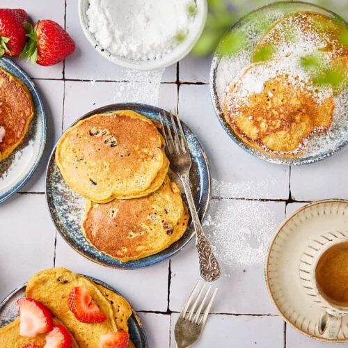 pumpkin pancakes - arepa di pampuna