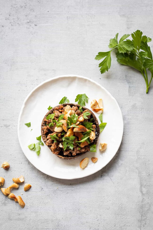 Stuffed portobello mushroom recipe