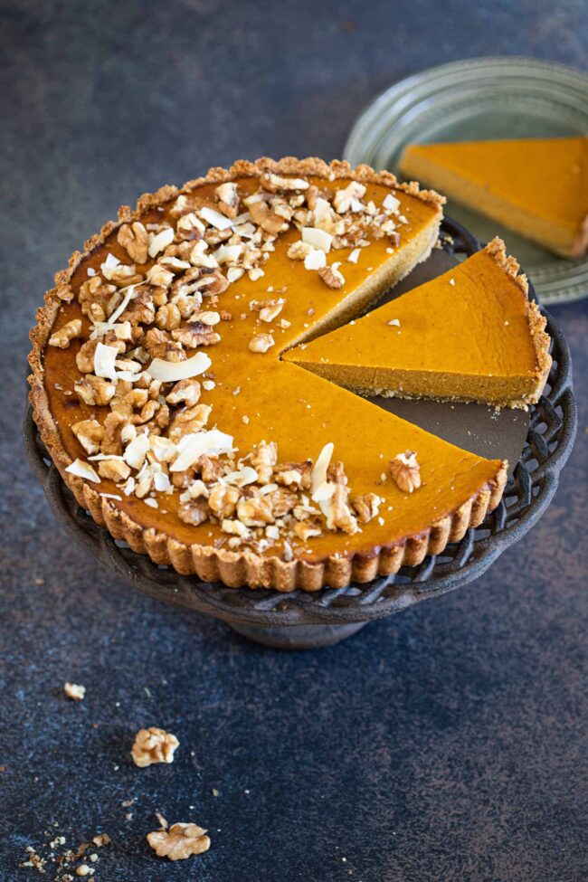 Healthy pumpkin pie