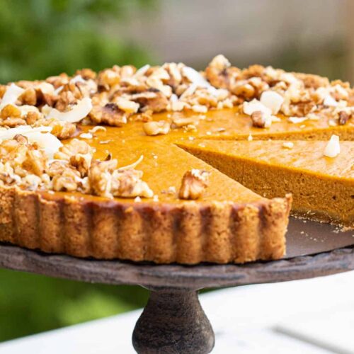 Healthy pumpkin pie