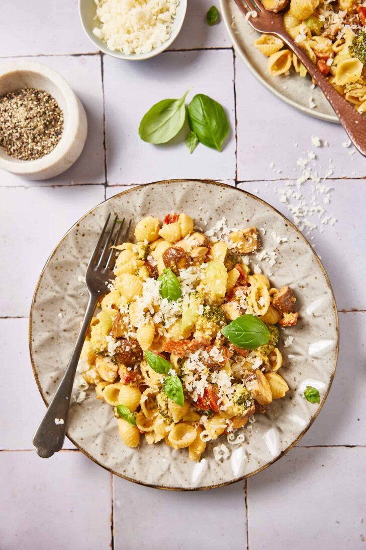 Pasta with mushrooms