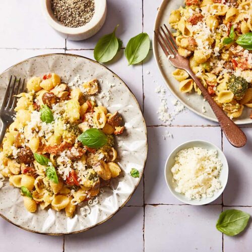 Pasta with mushrooms