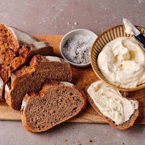 Whipped brown butter