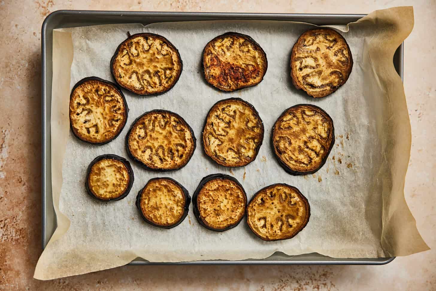 Roasting eggplant after 40 minutes