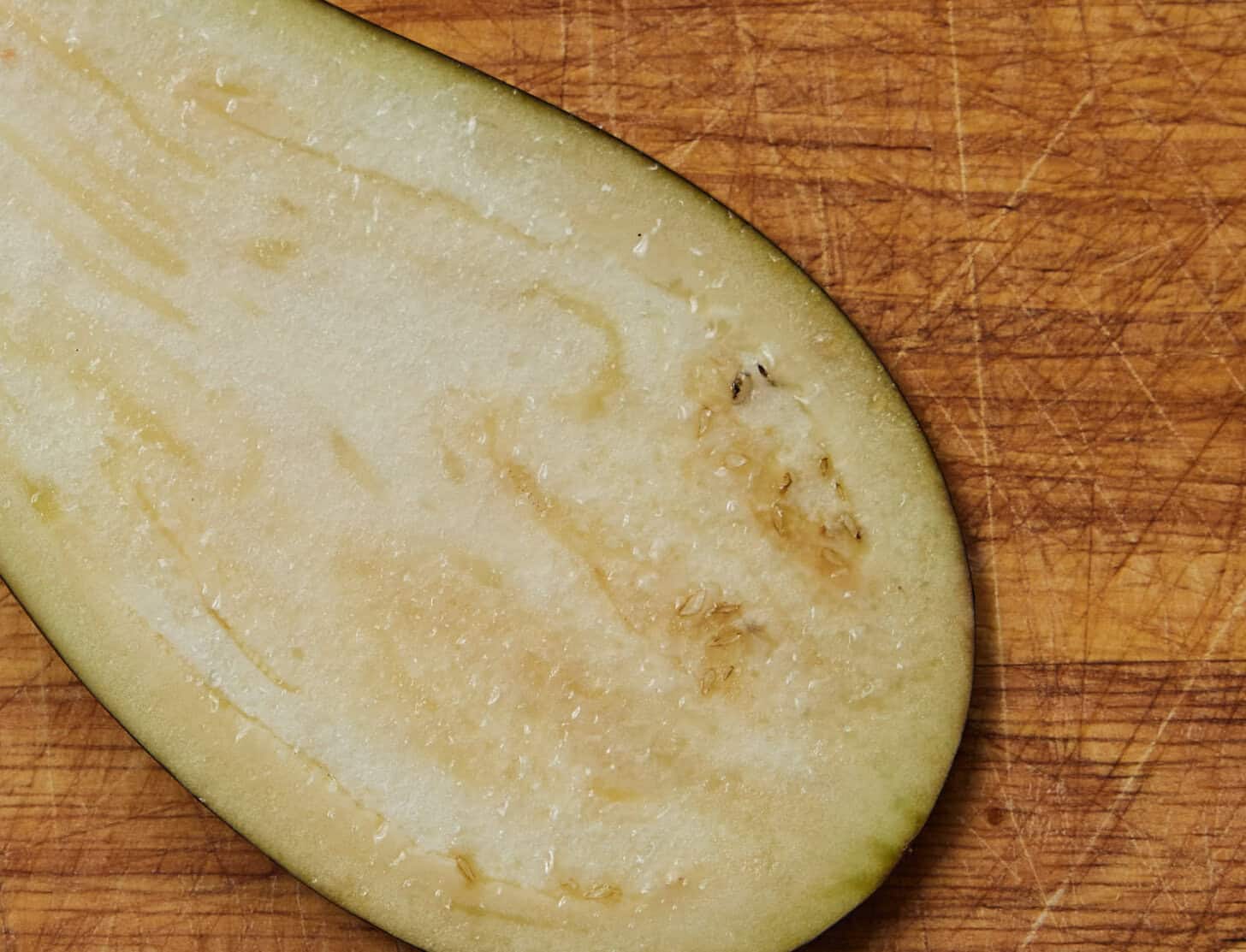 Salted eggplant