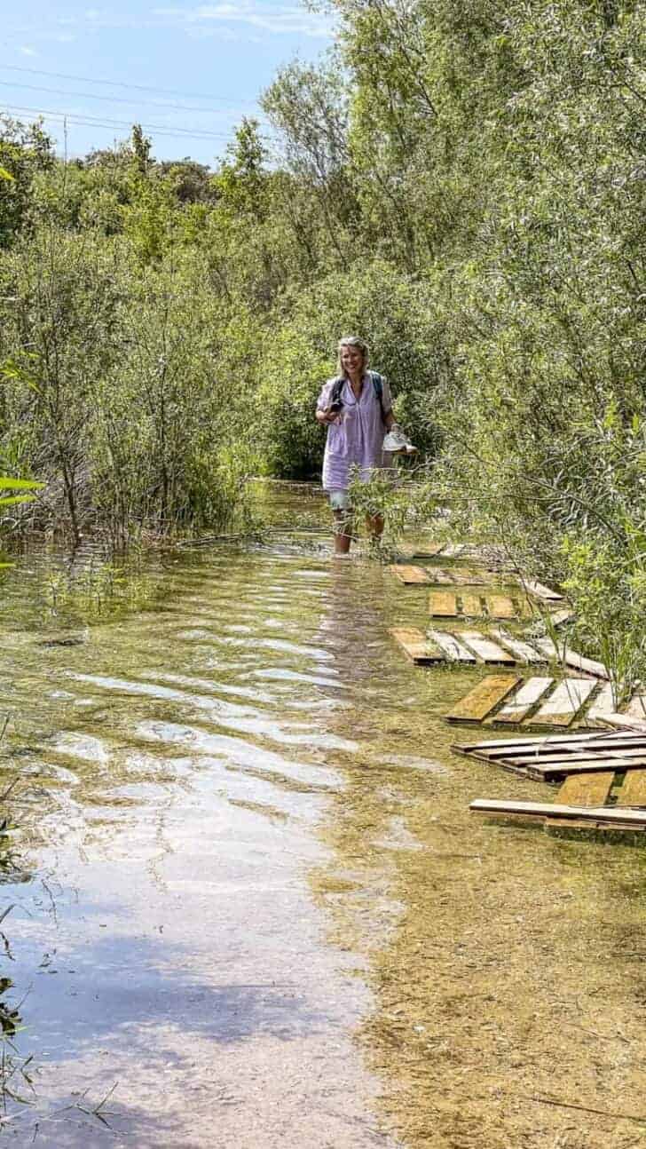wet feet to get to Runde Rie