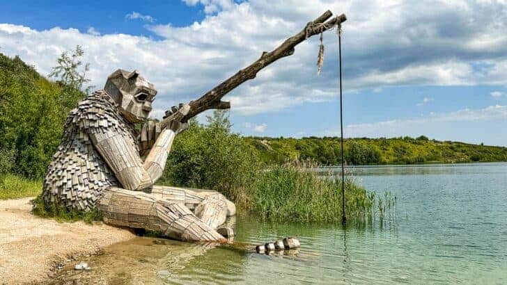 Wooden giants by thomas dambo