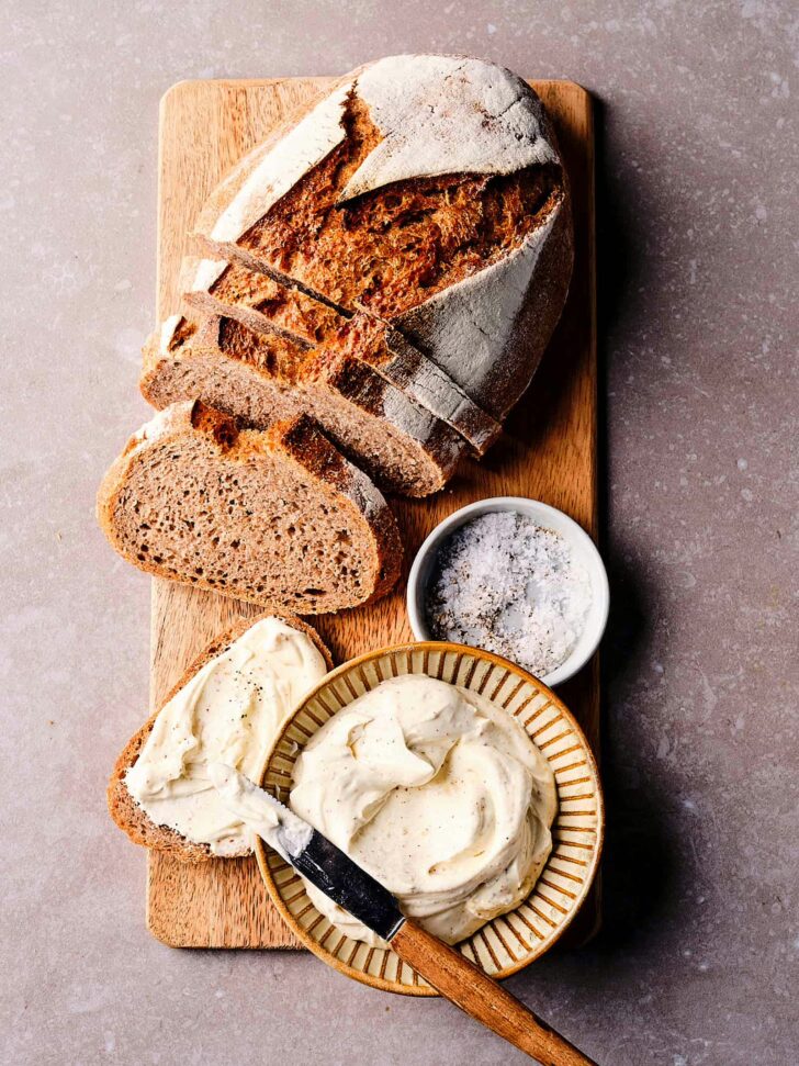 Whipped brown butter