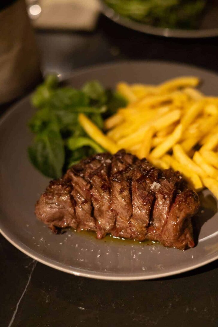 Steak at bistro luratti