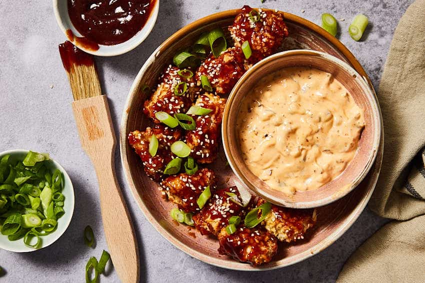 Cauliflower bites from the air fryer