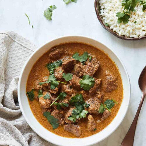 Thai beef curry
