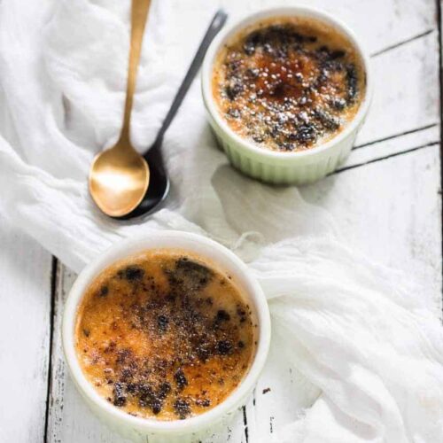 Oreo creme brulee