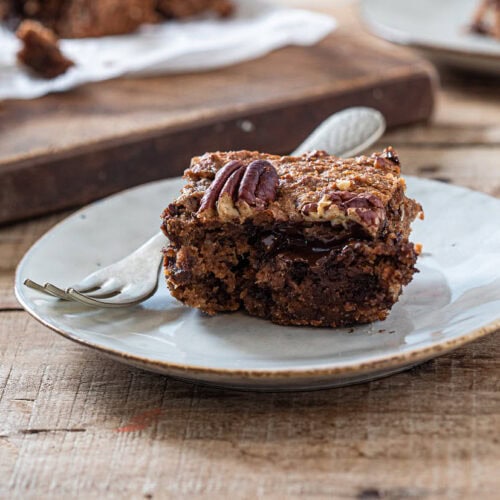 Chocolate banana brownie