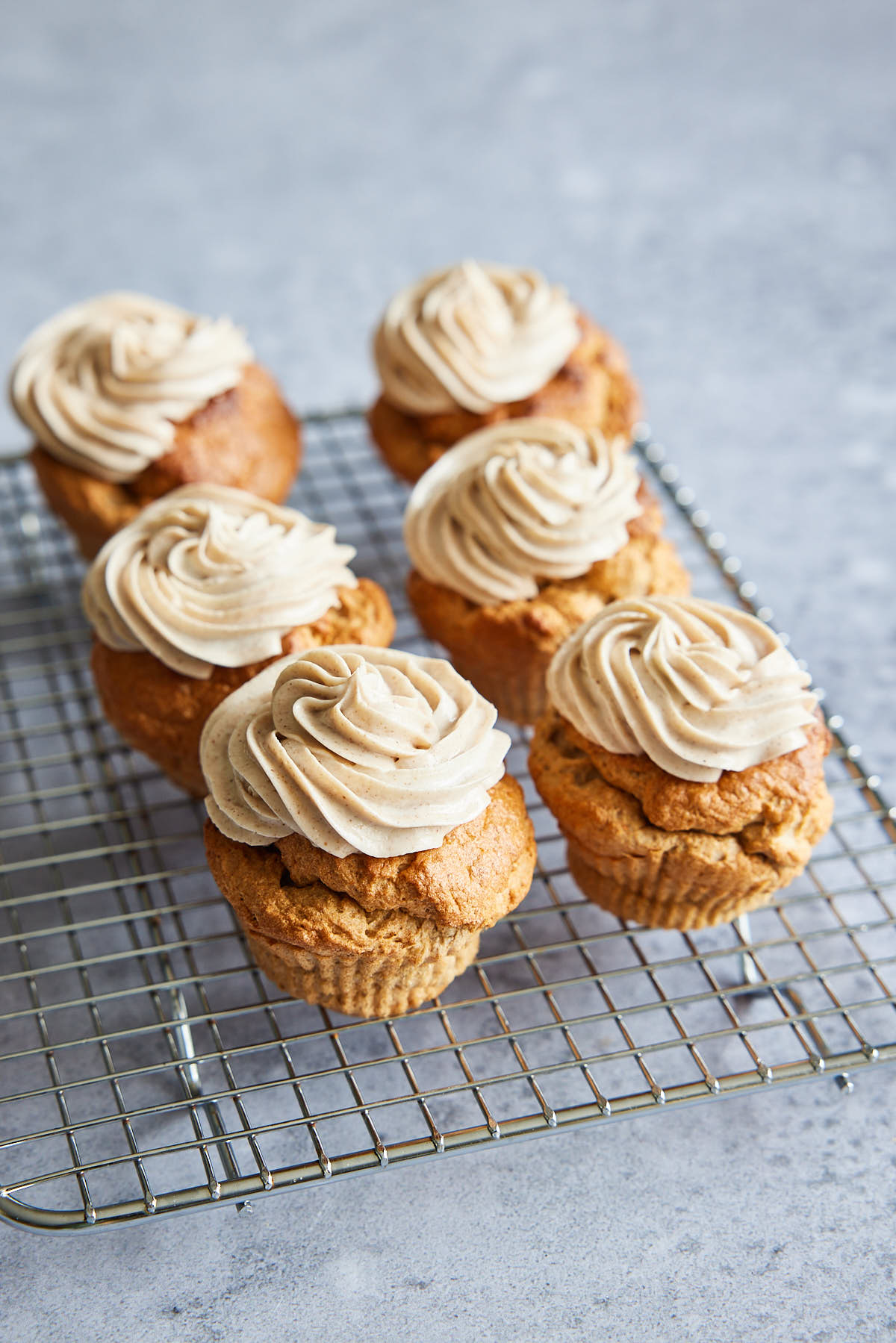 High protein vanilla cakes