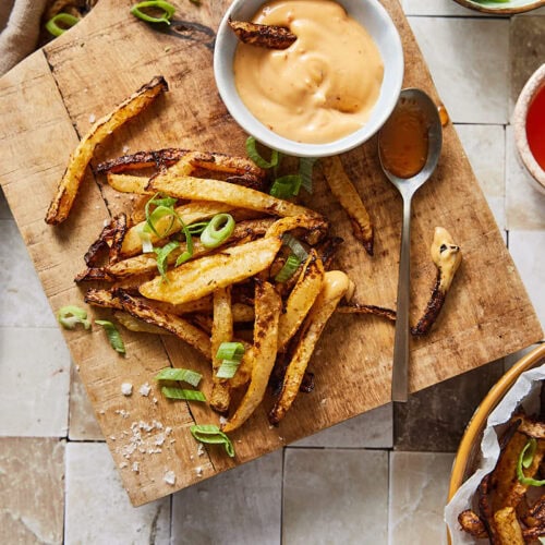 Kohlrabi fries