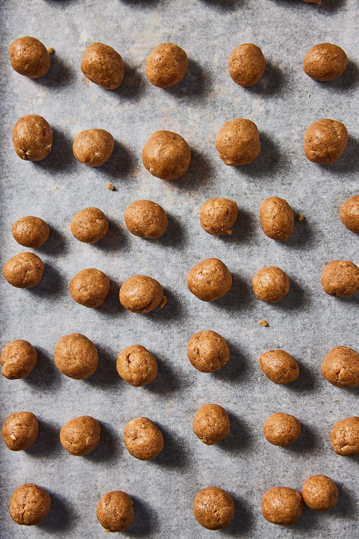 Roll the dough into small balls