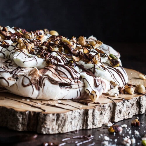 Chocolate pavlova