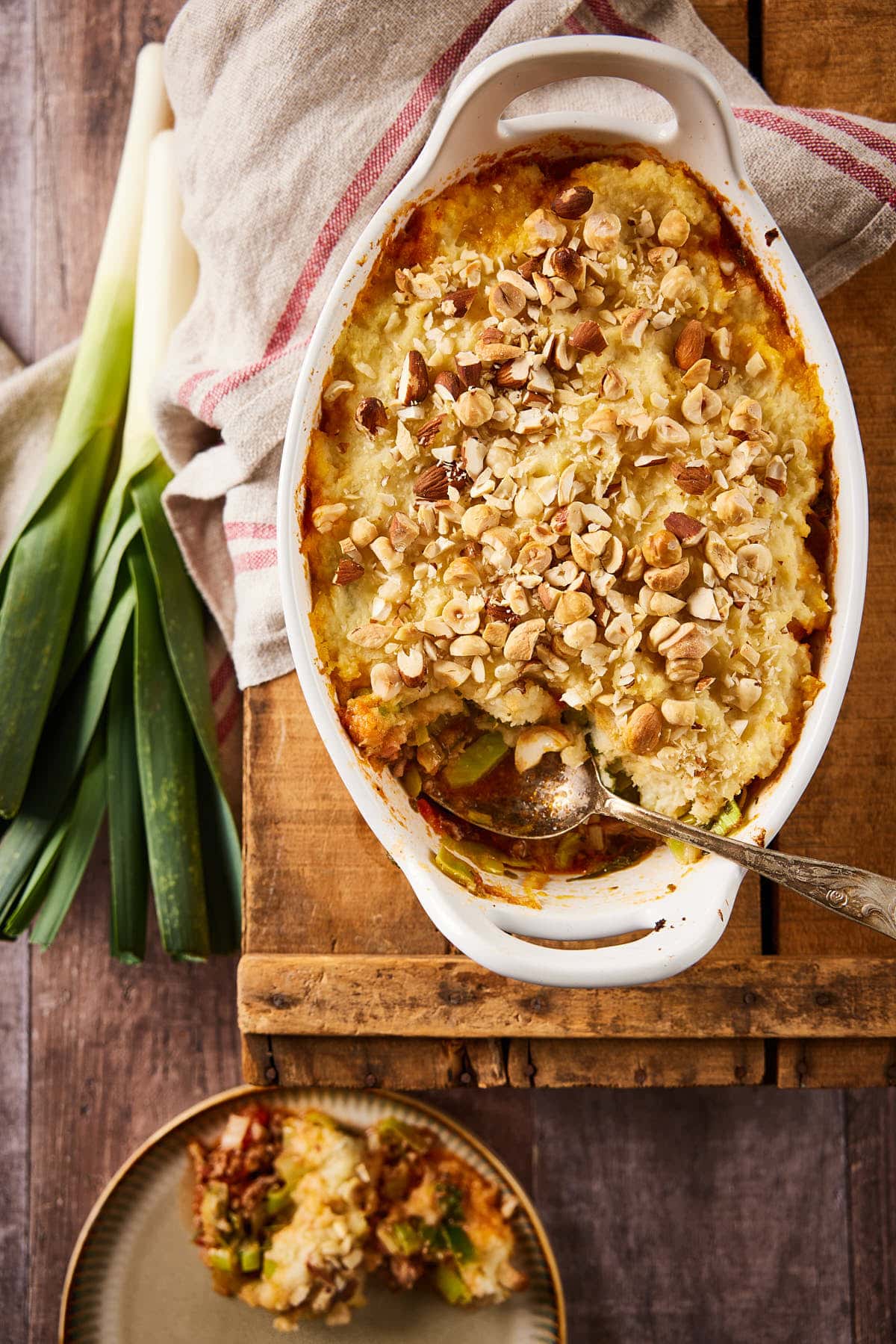 Leek casserole