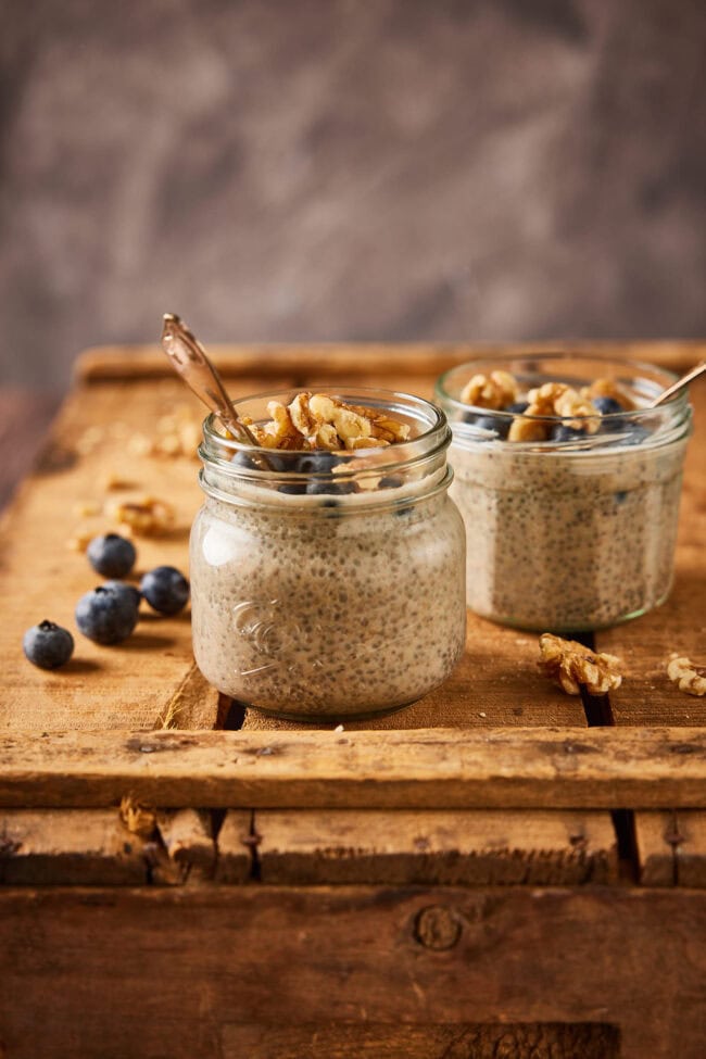 Blueberry chia pudding