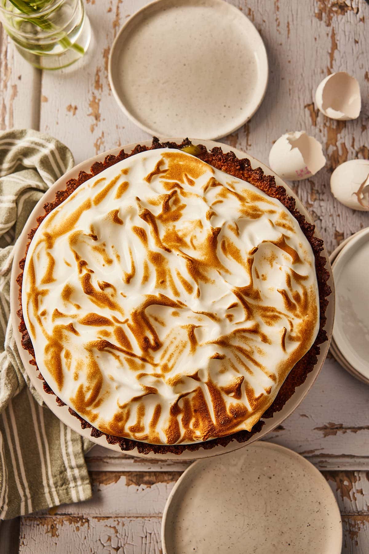 Whole pie ready to be sliced