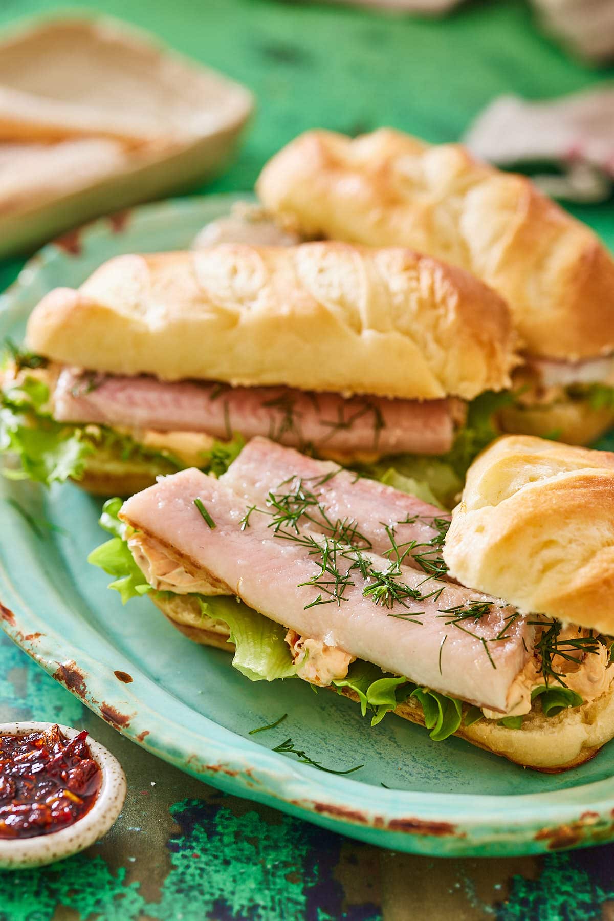 Brioche with smoked eel