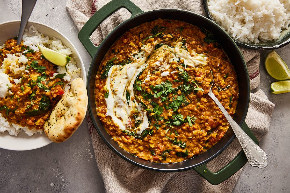Red lentil dahl recipe
