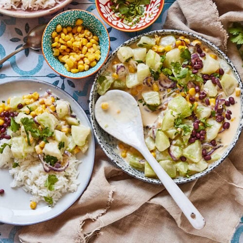 Creamy Mexican chayote