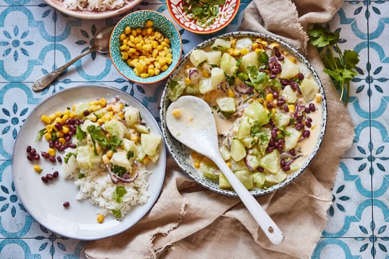Creamy Mexican chayote