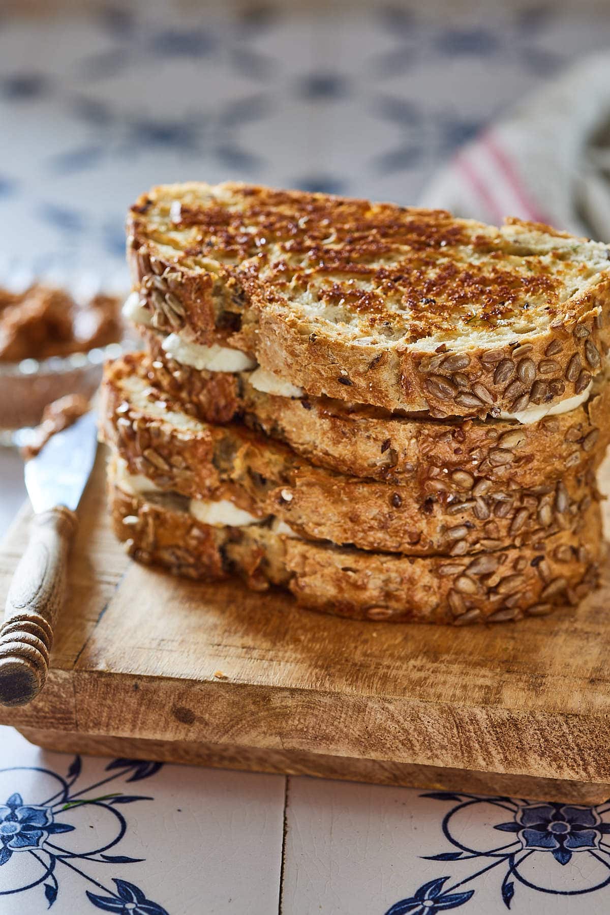 Toast until golden brown