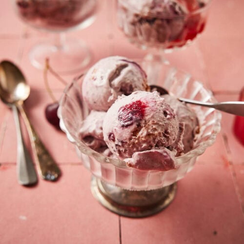 Cherry ice cream