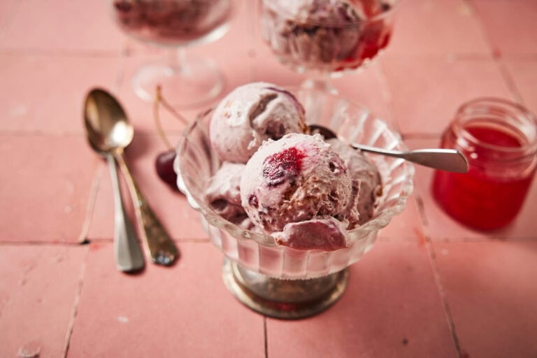 Cherry ice cream