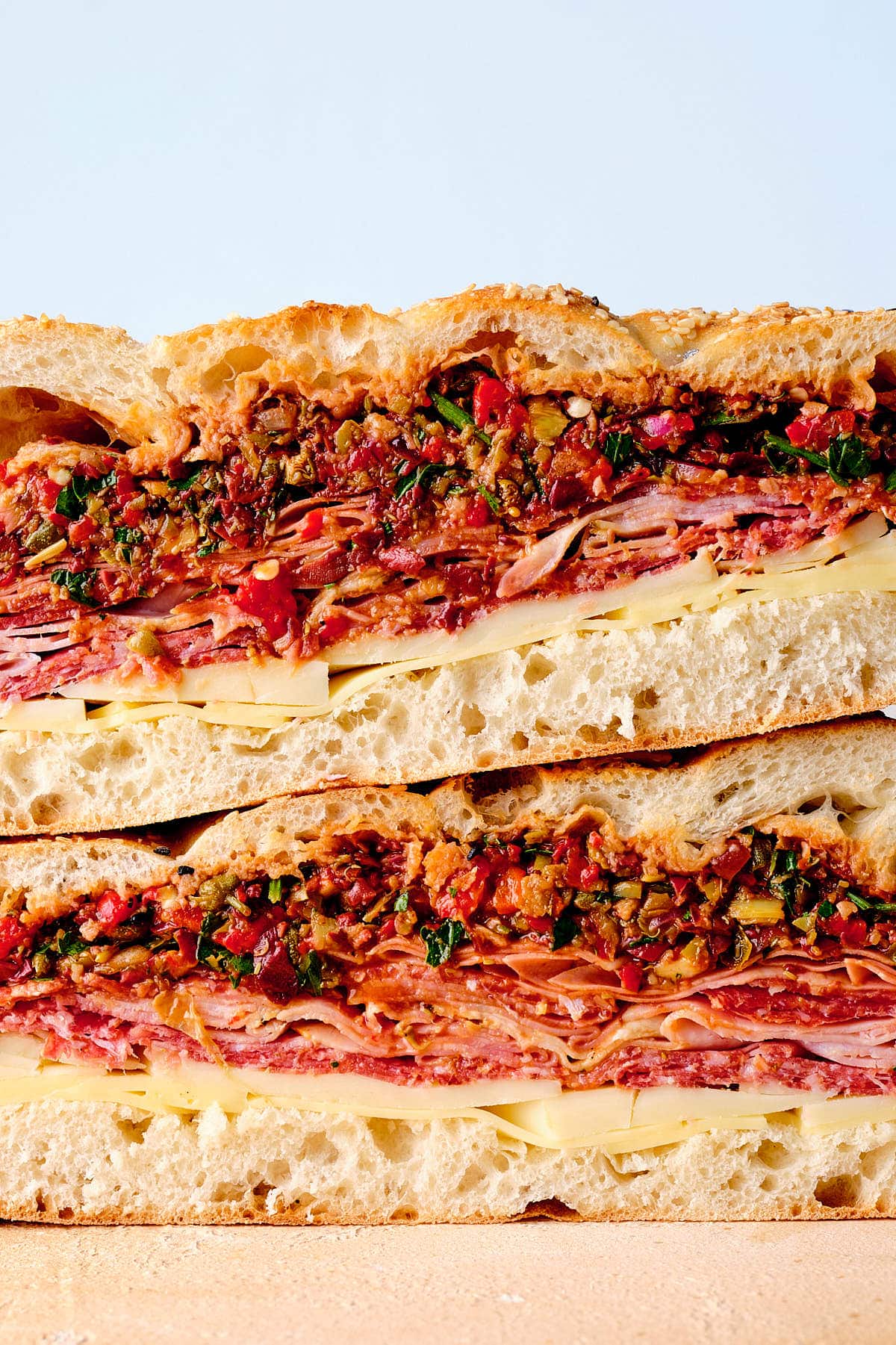 Muffuletta sandwich