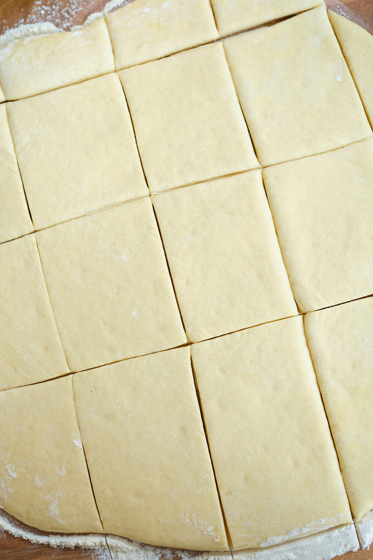 Cut into squares