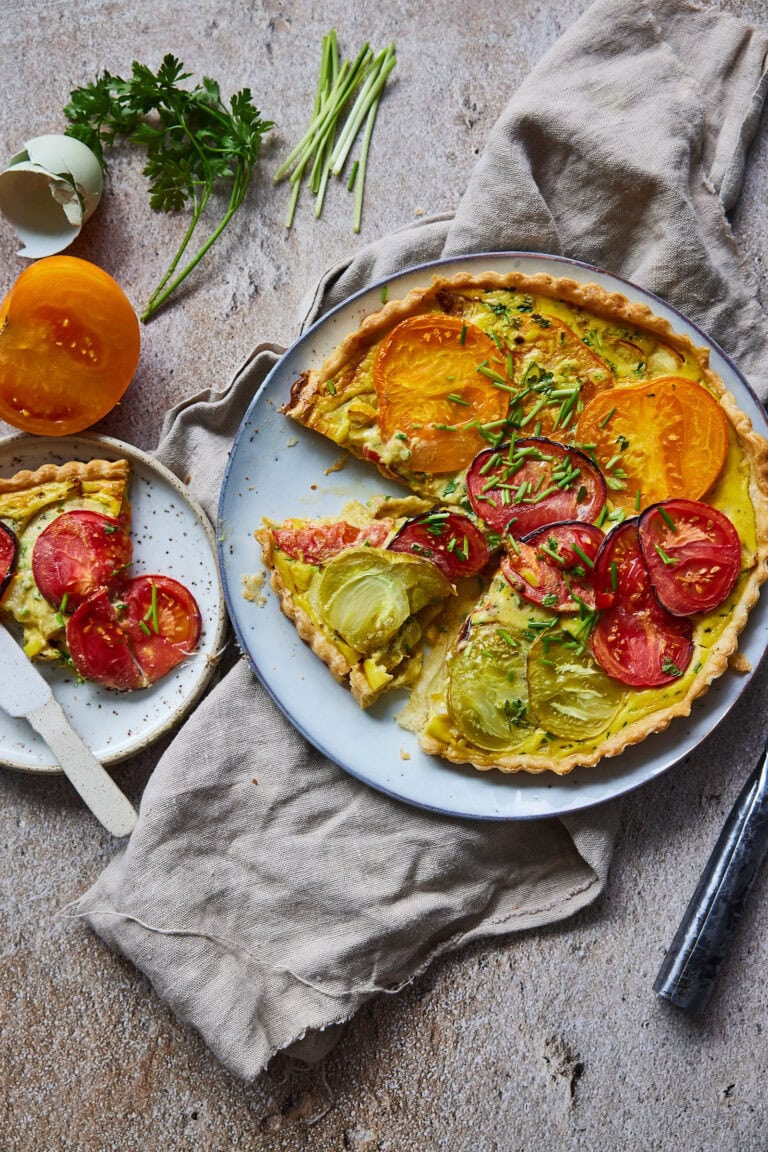 Tomato quiche