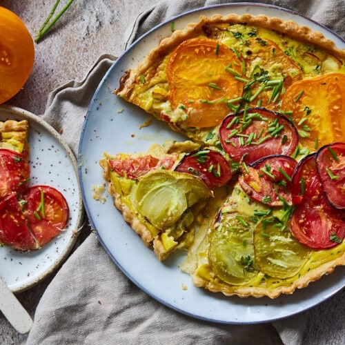 Tomato quiche