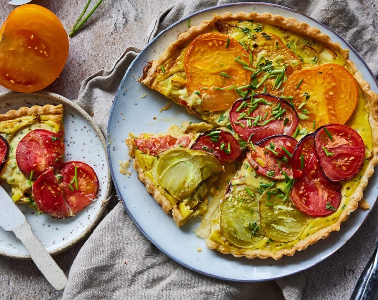 Tomato quiche
