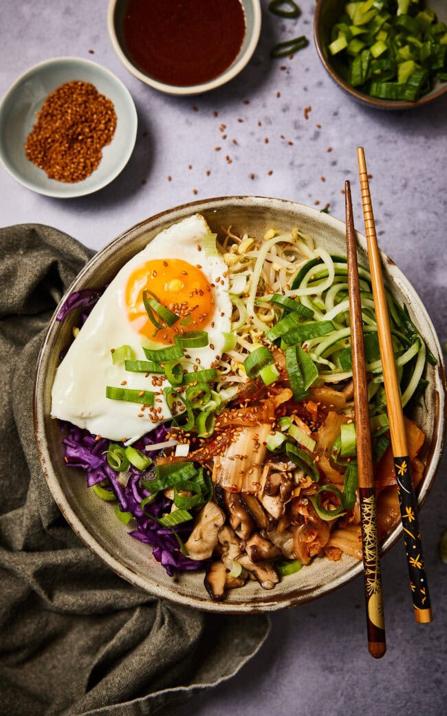 vegetarian bibimbap