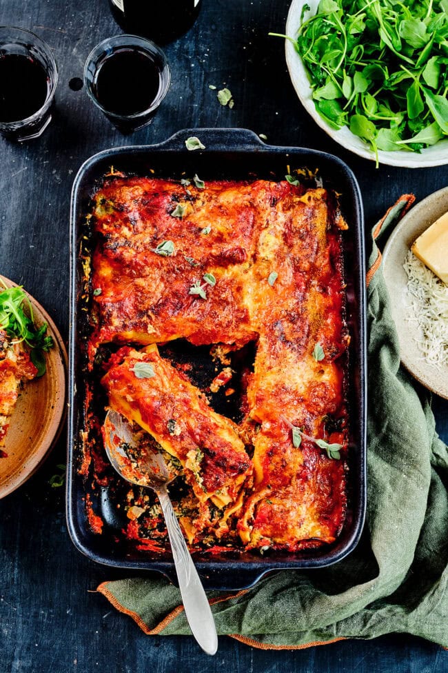Cannelloni with Swiss Chard