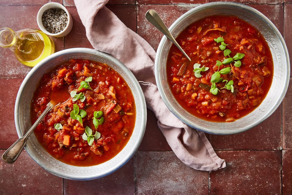 Mediterranean tomato soup