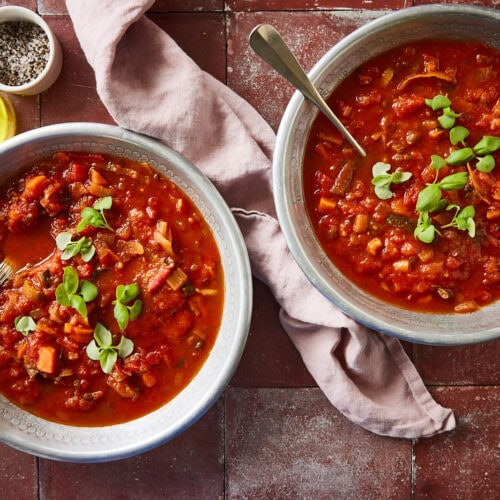 Mediterranean tomato soup